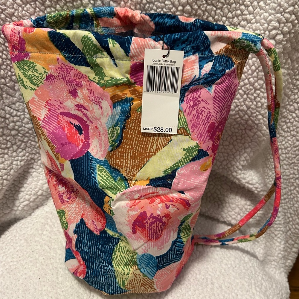 Vera Bradley Pink Paisley Makeup bag